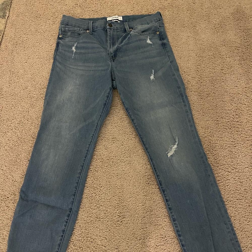 Pistola cropped jeans